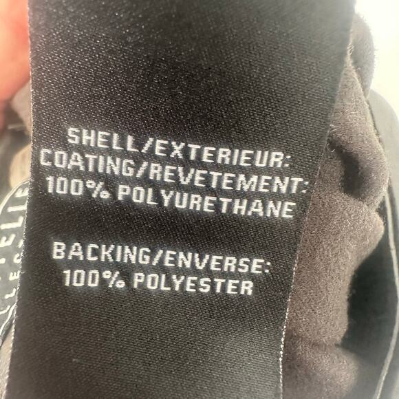 Bagatelle Womens Black Faux Leather High Rise Wide Leg Crop Pants Large - Picture 8 of 9